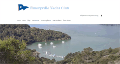 Desktop Screenshot of emeryvilleyachtclub.org